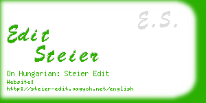 edit steier business card